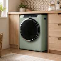 Sèche-linge à tambour ventilé OlyAir électrique automatique avec écran LED en acier inoxydable 6,0 kg pour usage domestique
