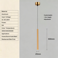 Lustres LED modernes pour villa duplex, escalier, cuisine, salle à manger, salon, hôtel, et projets d'ingénierie – Lampe minimaliste élégante