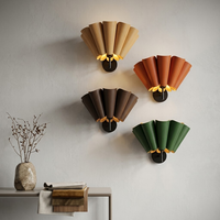 Applique murale sans fil en fer de style Mid-century Modern, rechargeable, à LED, fonctionnant sur batterie, télécommandée, à intensité variable, pour hôtel