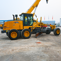 Niveleuse à moteur SHANTUI SG17B6 170 CV 14,8 tonnes pour la construction routière, le nivellement des sous-sols et l'entretien des routes