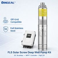 Pompe à eau solaire submersible en acier inoxydable 1HP DC à haute pression (140m) économique pour l'agriculture maraîchère et la vente en gros au Zimbabwe