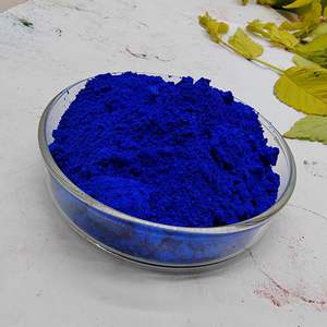 Пигмент оксид железа фталоцианиновый синий для тонеров, красок, акриловых порошковых покрытий: яркое окрашивание, высокая стабильность, устойчивость к свету - Product Image 1