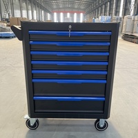 Chariot à outils de réparation automobile OBM/OEM à 7 tiroirs, roulettes en polyuréthane de 5 pouces, garantie de 3 ans, armoire de garage/atelier, capacité de 50 kg