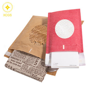 Bán buôn biểu tượng tùy chỉnh quần áo vận chuyển bao bì bài phong bì độn phân hủy sinh học tổ ong giấy bưu phẩm màu bưu phẩm - Product Image 1