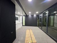 Conteneur pliable et extensible de 20 pieds à aile unique, respirant, avec mur-rideau en verre, design moderne pour bureaux, hôtels, villas, cafés
