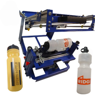 Machine de sérigraphie manuelle pour objets incurvés Sérigraphie pour logos Caractères sur gobelets en plastique Bouteilles Articles ronds