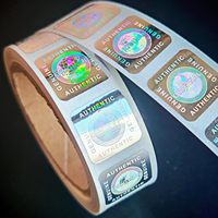 One-time Holographic Tamper Evident Sticker VOID if REMOVED Anti-Counterfeit Adhesive Label for Electronics