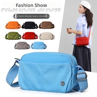 Nouveauté Sac à bandoulière unisexe pour sports de plein air, en nylon, avec fermeture éclair, multi-couches, polyvalent, grande capacité
