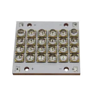 Lampu Array PCB Chip LED daya tinggi 365nm 385nm 395nm 405nm 100W 200W 300W modul LED UV untuk pencetak 3d LED UV