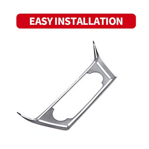 สวิตช์ปรับอากาศรถยนต์ ABS สแตนเลสคาร์บอนไฟเบอร์สำหรับ2019มิตซูบิชิอีคลิปส์ครอส - Product Image 6