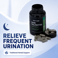 Gélules de Palmier Nain 2026 500mg OEM ODM Échantillon Gratuit avec Serenoa Repens pour le Confort Urinaire Quotidien et les Soins de Bien-être de la Prostate