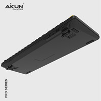 Clavier de jeu sans fil rechargeable Aikun New Gasket GX9698WR, triple mode, interrupteur mécanique, structure 5, rétroéclairage RVB, hot-swap