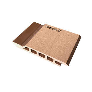 Bois plastique de revêtement mural en WPC de qualité marine, résistant à la corrosion en eau salée, pour villas côtières et stations balnéaires - Product Image 1