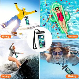 Funda Impermeable Universal IPX8 para Teléfono, Doble Cara, Transparente de Alta Definición, para Natación y Buceo - Product Image 5