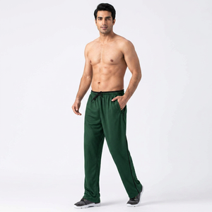 Pantalones Deportivos Personalizados con Estampado Lateral para Hombre, Pantalones Joggers de Pierna Ancha con Cintura Media, Ropa Casual de Calle para Hombre - Product Image 1