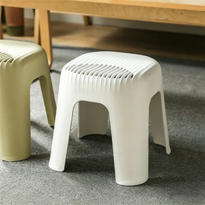 Sgabello in Plastica Grande e Resistente, Antiscivolo, Leggero con Design Cavo, per Doccia, Bagno, Camera da Letto e Cucina - Product Image 2