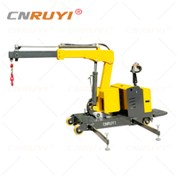 Nouvelle mini-grue électrique portable de 700 kg à 2 tonnes de capacité de charge avec certification CE, garantie de 2 ans pour une utilisation en intérieur/extérieur