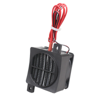 Chauffage électrique PTC à température constante 12V 50W avec ventilateur pour incubateur, chauffage de petit espace, chauffage à roulement
