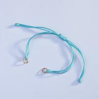 Bracelet tressé en corde cirée, accessoires DIY, pour hommes, femmes et couples, réglable, semi-fini, corde tressée à la main, vente en gros transfrontalière
