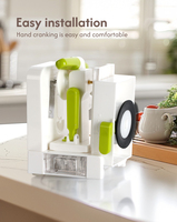 Beste Aanbieding Smile Mom B458 Plastic Spiralisnijder Eco-vriendelijke Groente- en Fruitspiraalsnijder/Hakker/Rasp met Roestvrijstalen Messen 1