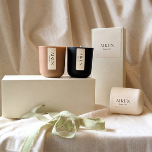 AIKUN - Juego de Velas Aromáticas de Larga Duración, Ecológicas, de Marca Propia, con Cera de Soja, en Frascos de Vidrio Modernos, para Decoración del Hogar - Product Image 3