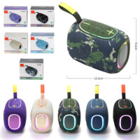 Enceinte Bluetooth portable Ppro2 LED Mini sans fil avec lumière RGB extérieure, son HIFI 3D, colonne de son stéréo, lecteur de musique pour la maison et les cadeaux