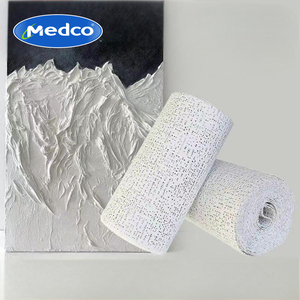 Vendaje autoadhesivo médico de alta calidad, cinta de fundición de fibra de vidrio de poliéster, vendaje de férula de fijación de fracturas - Product Image 2