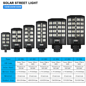 Sistema di Illuminazione Stradale <span class=keywords><strong>Solare</strong></span> Semi-Integrato <span class=keywords><strong>da</strong></span> 1800 Watt con Palo, <span class=keywords><strong>Energia</strong></span> <span class=keywords><strong>Solare</strong></span> 300W per Esterni a Basso Prezzo, Tutto in Uno 1000W - Product Image 2