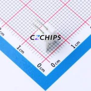 HC-HY2.0-2AW-TW Wire-to-Board Pin Header Bent Lead Through Hole,P=2mm Connector 1x2P 2mm Right Angle Insert HY - Product Image 2