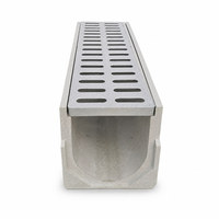 Canal de drainage en fibre de verre FRP, drain linéaire pour bâtiments commerciaux, usines industrielles, jardins et espaces extérieurs