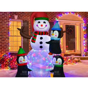 Blow up 1.5m Christmas Inflatable Yard Art Decoration Holiday Home Inflatable Decorations Inflatable Decoration Blow - Product Image 1