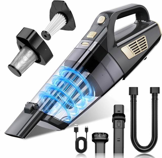 CY151 Mini Wireless Portable Car Vacuum Cleaner Strong Power Car Hepa Filter Multiple Functions Vacuum Cleaner