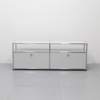 Maßgefertigter Modularer Schrank Bewegliches Regal Platzsparend Edelstahl Moderne Wohnmöbel Rostfrei Korrosionsbeständig