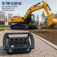 Excavatrice d'occasion en excellent état avec télécommande sans fil industrielle, haute puissance, prête à l'emploi, en stock