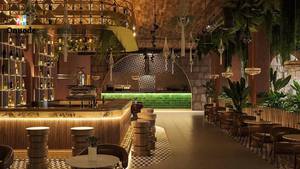 ร้านอาหารไม้หรูหราและเคาน์เตอร์บาร์ค็อกเทล |   เฟอร์นิเจอร์ตกแต่งผับแบบสั่งทำ |   บริการสร้างและออกแบบแบบครบวงจร - Product Image 2