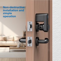 Tongtong pour Bluetooth Smart Lock japonais mécanique serrure de porte électronique ouverte caractéristique porte en bois Compatible nuage en alliage de Zinc