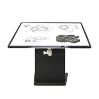 Kiosque multimédia 65 pouces, écran tactile capacitif 4K, table interactive intelligente tout-en-un avec carte graphique NVIDIA