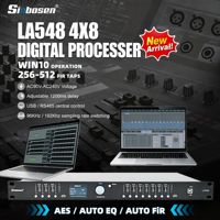 Procesador de Audio Digital Profesional Auto EQ/Auto FIR de 4 Entradas y 8 Salidas, Sistema de Sonido DSP