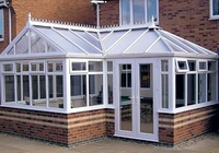 Pergola de jardin extérieure sur mesure en alliage d'aluminium avec toit en verre, serre, véranda, balcon, finition thermolaquée