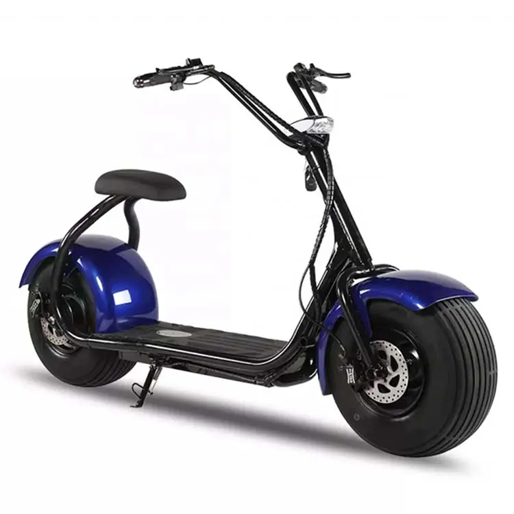 EEC COC 1000w 60v 12ah Hign כוח קטנוע גלגל רחב שומן צמיג Citycoco חשמלי גולף קטנוע עם Led פנס וטאיליט