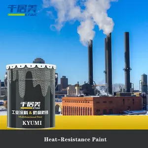 High Temperature 200 to 800 degree Heat Resist Paint For Blast Stove Pipeline Hot Tank Chimney