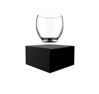 Vaso Levitante Inalámbrico Negro con Capacidad de 350 ml, Certificado CE, Desafía la Gravedad con Estilo