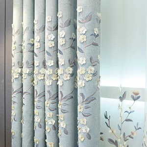 <span class=keywords><strong>Rideaux</strong></span> occultants à 80% avec oiseaux brodés <span class=keywords><strong>pour</strong></span> salon, chambre à coucher, salle à manger, <span class=keywords><strong>rideaux</strong></span> et draperies, tissu <span class=keywords><strong>de</strong></span> rideau <span class=keywords><strong>haut</strong></span> <span class=keywords><strong>de</strong></span> <span class=keywords><strong>gamme</strong></span> - Product Image 4