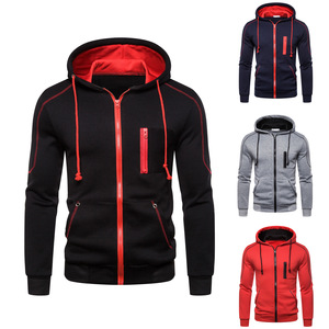 En stock, sweats à capuche, vestes et manteaux pour hommes grandes tailles, vêtements chauds d'hiver 2024, vêtements de qualité bon marché, vestes à fermeture éclair avec logo pour hommes - Product Image 1