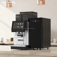 Cafetera Totalmente Automática Jetinno JL38A con Sistema de Jarabe y Espuma de Leche Fresca, Máquina de Café Comercial con Molinillo