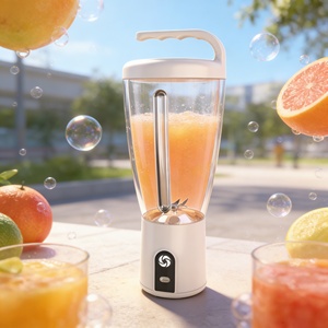 Blender portable sans fil rechargeable par USB, 150W, haute puissance, pour smoothies, glace pilée, 1000ml, mode turbo, batterie de voiture - Product Image 5