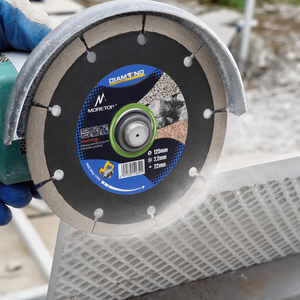 Disque diamanté turbo 125 mm (22 mm) pour la découpe de carrelage, marbre et béton, pressé à chaud, pour meuleuse d'angle 5 pouces - Product Image 1