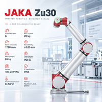 Bras robotisé industriel JAKA Zu30, charge utile de 30 kg, portée de 1350 mm, cobot collaboratif pour l'entretien des machines et la manutention des matériaux