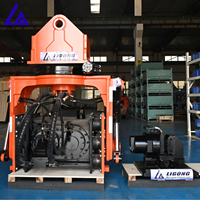 360 °   Rotierender Vibrationshammer mit Starker Antriebskraft Vielseitig Einsetzbar Ideal für Enge Räume für SK250 Bagger