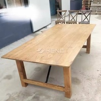 Massive Holz-Klapptische im Rustikalen Stil für 8/10 Personen, Landhaustisch für Hochzeiten, Partys, Bankette, Hotels, Apartments - Europäisch